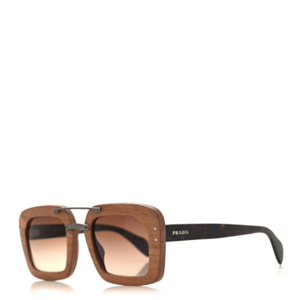Prada Brown Square Sunglasses